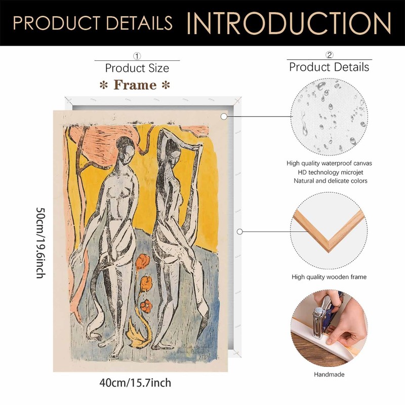 Canvas Print Oil Paintings Reproduction abstract dancing figures gallery
