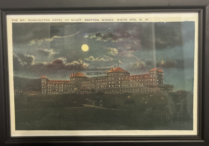 The Mt. Washington Hotel Print Framed 11 1/4” X 15 1/4” Bretton Woods White Mts gallery
