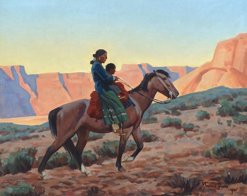 Unknown Title : Maynard Dixon : 1945 : Archival Quality Art Print
