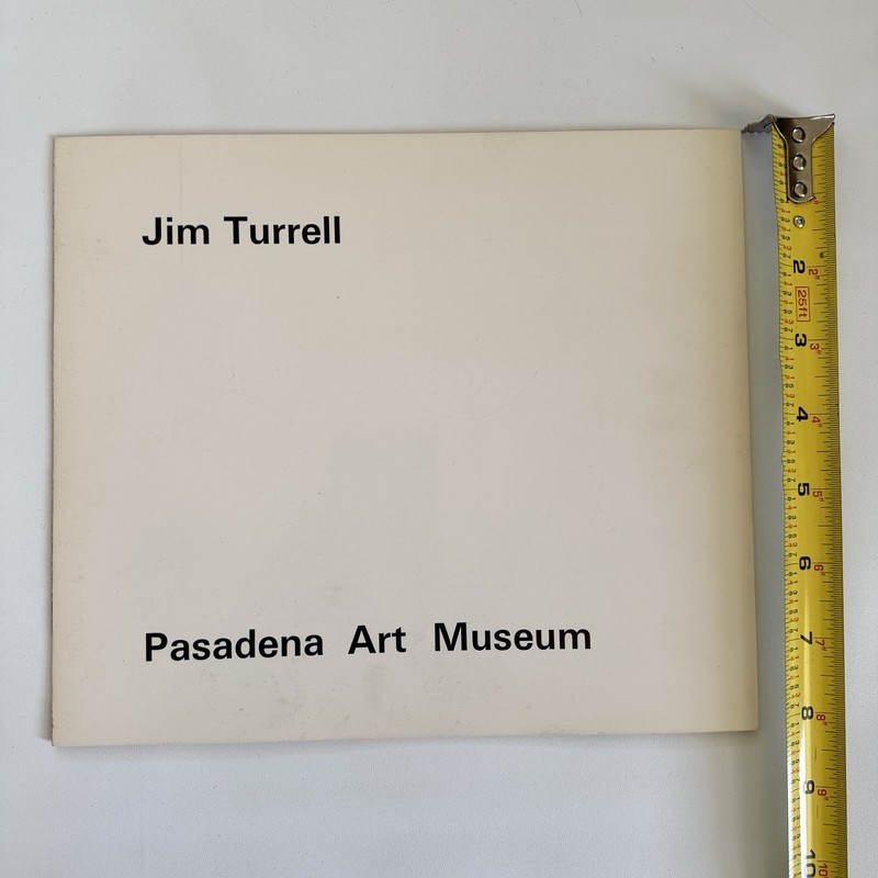 1967 James Turrell (Jim) Pasadena Art Museum Trifold Brochure First Show Rare gallery