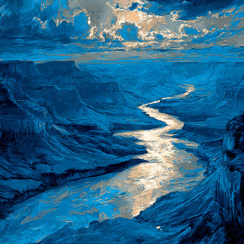 Grand Canyon United States 24×24 Giclée Art Print Ltd 1/25 Signed COA Romble C25