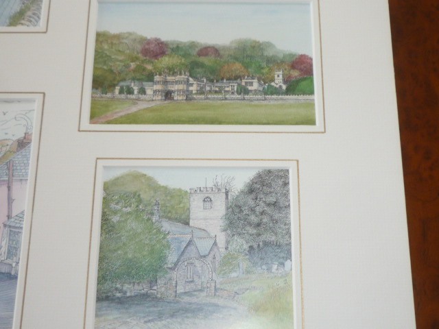 VINTAGE ART PRINTS PICTURES COLLECTION OF 8 APERTURE COLLAGE IN MOUNT gallery