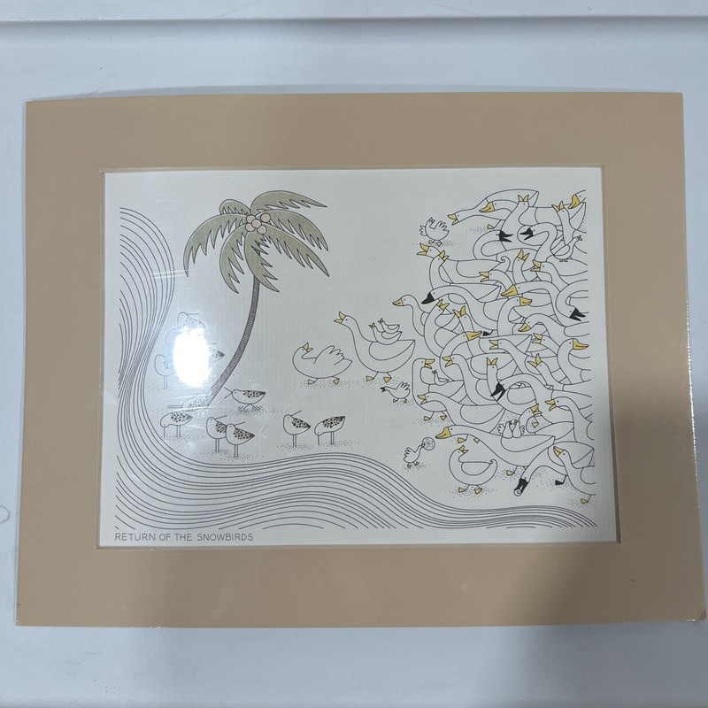 Ikki Matsumoto “Return Of The Snowbirds” Sealed Print 14”x11”