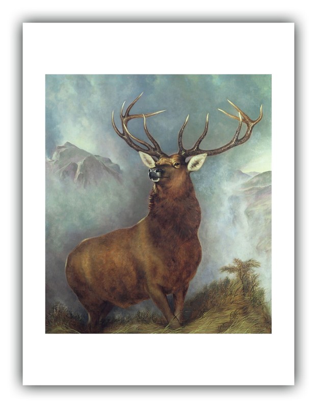 William Widgery : «The Monarch of the Glen» (1800s) — Giclee Fine Art Print