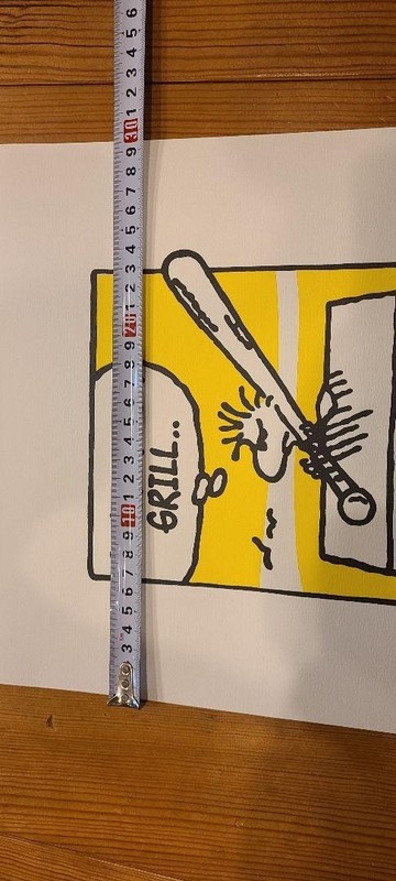 Mark Drew Signed Silkscreen Print Contemporary Pop Art Limited 16.5 x 11.6 in gallery