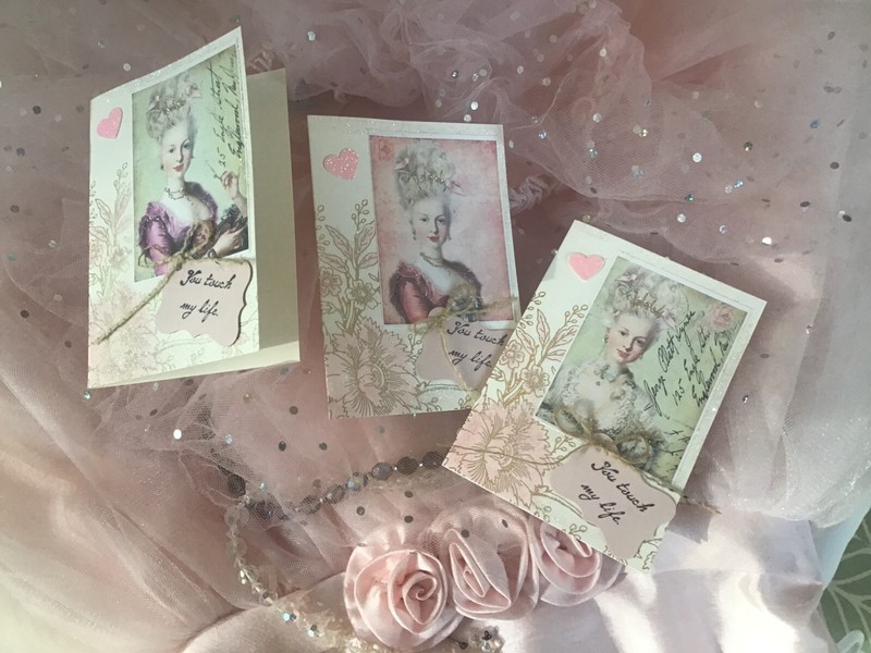FABULOUS Folded Note Cards Keepsake Cards Mixed Media 3