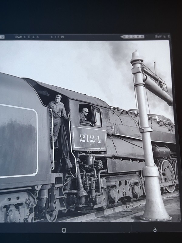 Oct 1960 Reading Railroad 2124 Shamokin Iron Horse Ramble 2.5 In Orig Negative 9