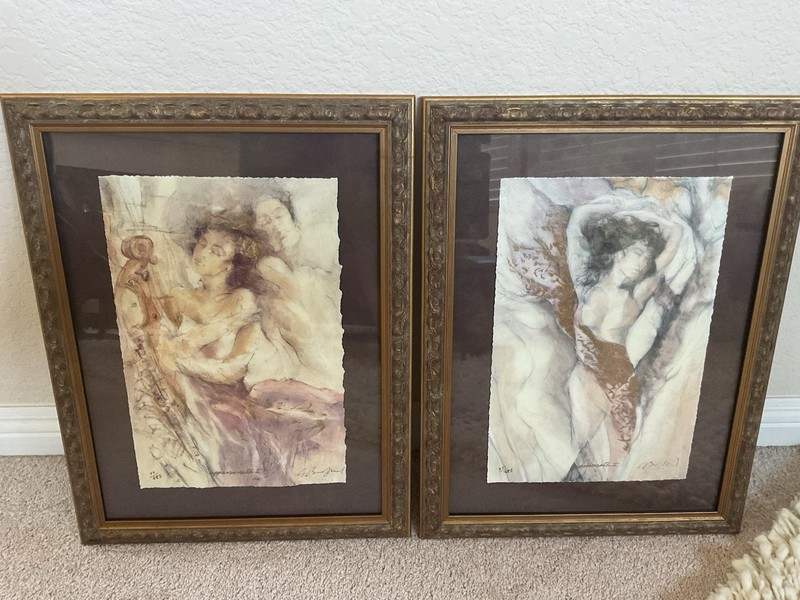 Gary Benfield «Appanionata I & II”. Set Of 2. Framed, Numbered & Authenticated.