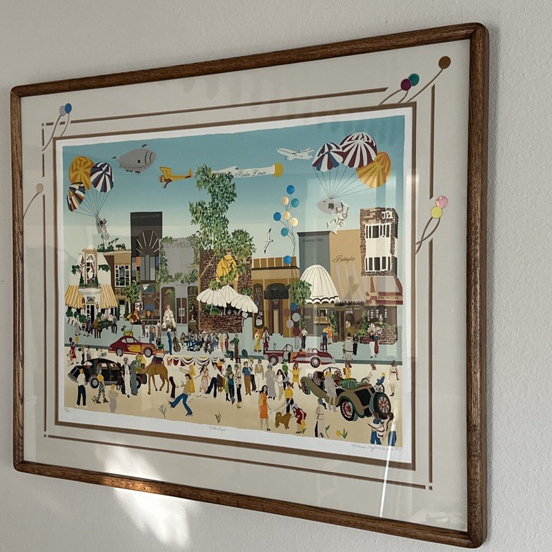 Melanie Taylor Kent Rodeo Drive Signed Numbered Serigraph Print Edition 115/300