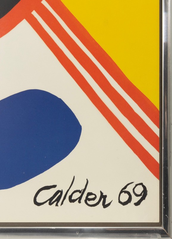 Alexander Calder - Spirals 1969 Color Lithograph on Paper Framed Modern Prints gallery
