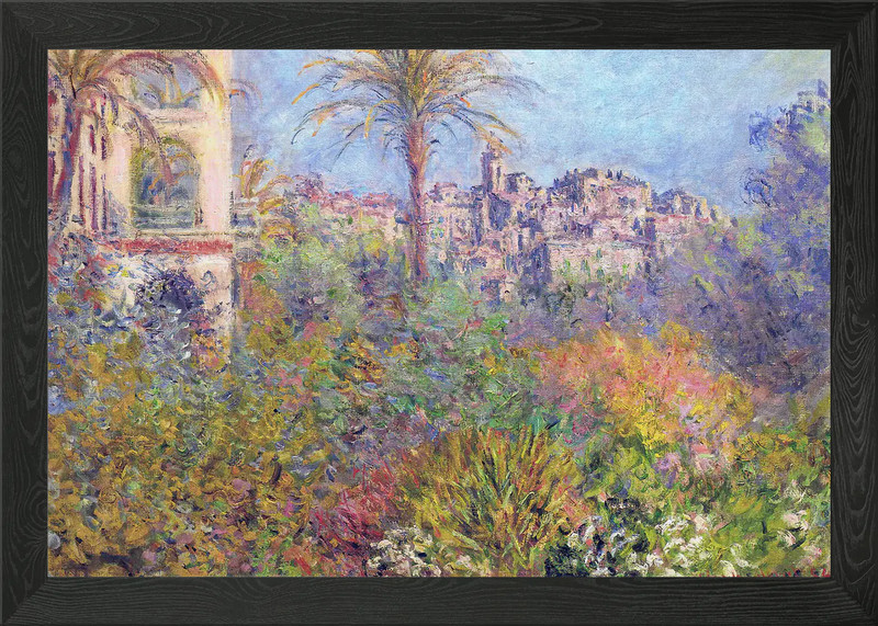 Villas at Bordighera 03 1 Framed Wall Art Poster Canvas Print Picture