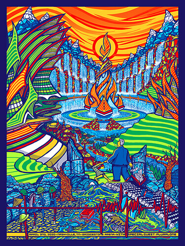 Pearl Jam – Nashville *CONCERT POSTER* SOLD OUT // Klausen// 2020