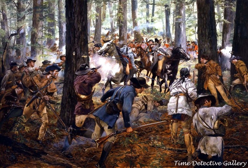 «Battle of Kings Mountain» by Don Troiani – Revolutionary War Art Print
