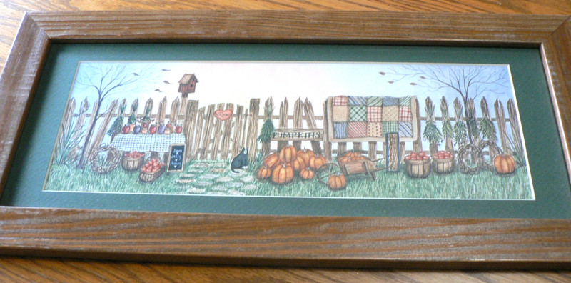 PUMPKIN PATCH PICTURE, 22 x 10