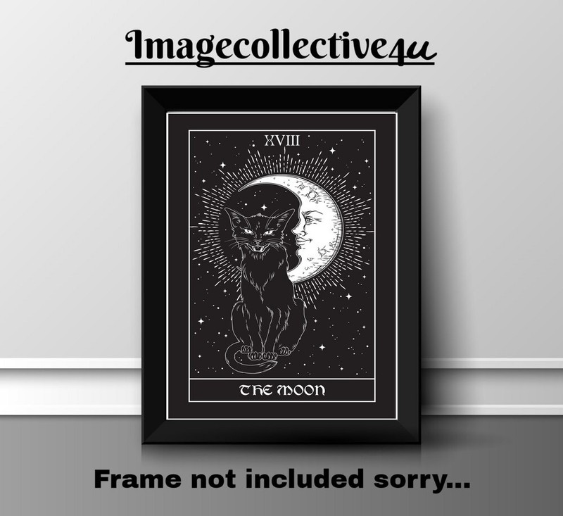 BLACK CAT PET A4 PRINT PICTURE POSTER  WALL ART HOME DECOR UNFRAMED GIFT NEW