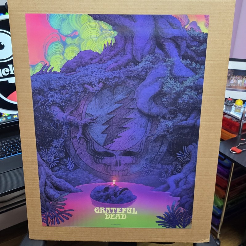 Grateful Dead 3D Flip Lenticular 18″x24″ 1mm PET Ian Permana 45/100 COA Limited