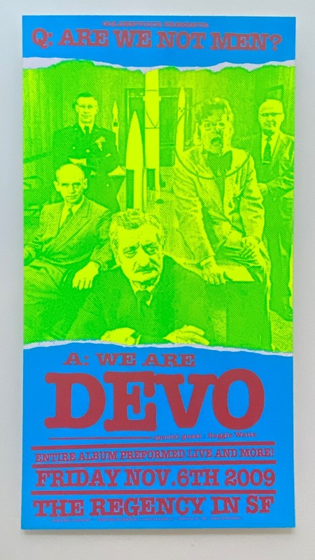 Devo, Regency Ballroom, San Francisco 2009 by Ron Donovan