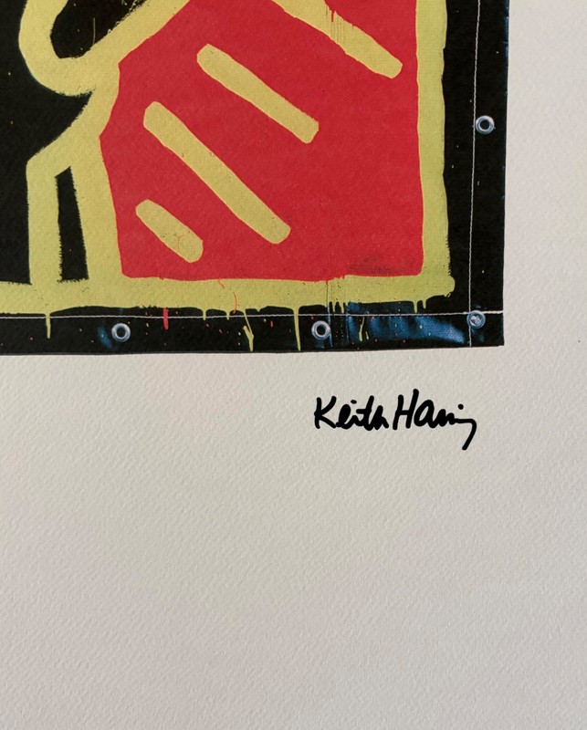 Keith Haring (After) Untitled "Couple" Limited Edition (81/150) Lithograph gallery