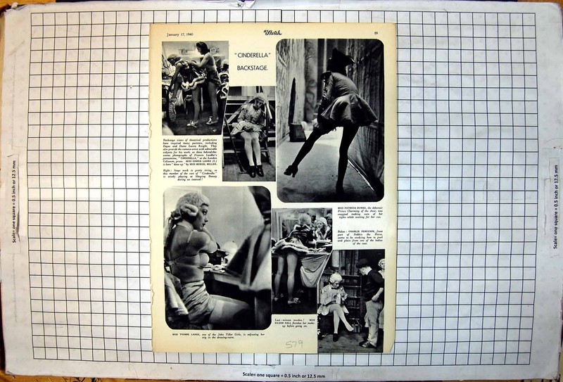 Old Cinderella Backstage Connie Lahee Muriel Miller Yvonne E Hall 1940 20th