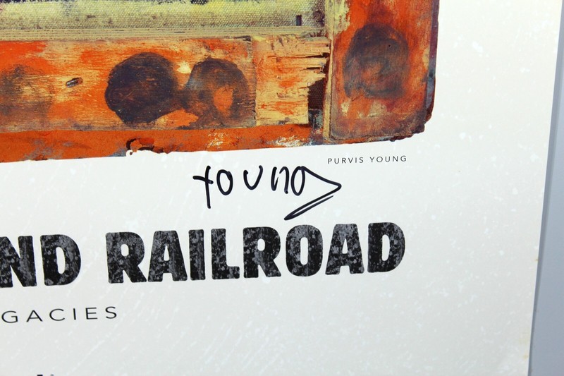 Purvis Young SIGNED Poster-Underground Railroad Ancestral Legacies (A04-B20) gallery
