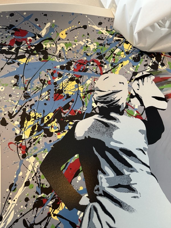 Kunstrasen Drip Remover Giclee Screen Print Signed AP #2/3 Graffiti Prints COA