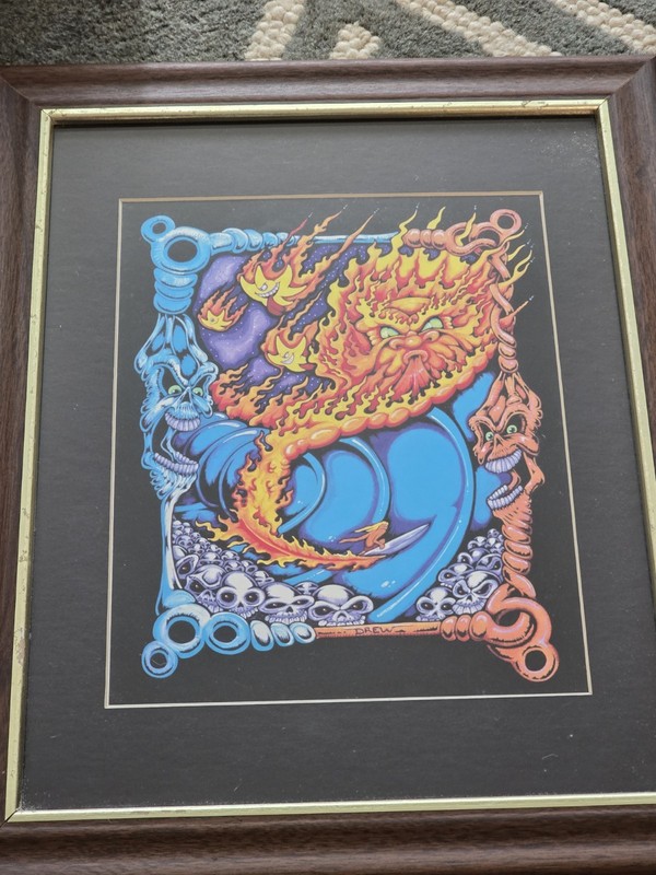 Drew Brophy surf lifestyle artist “ Drews Dream” Print
