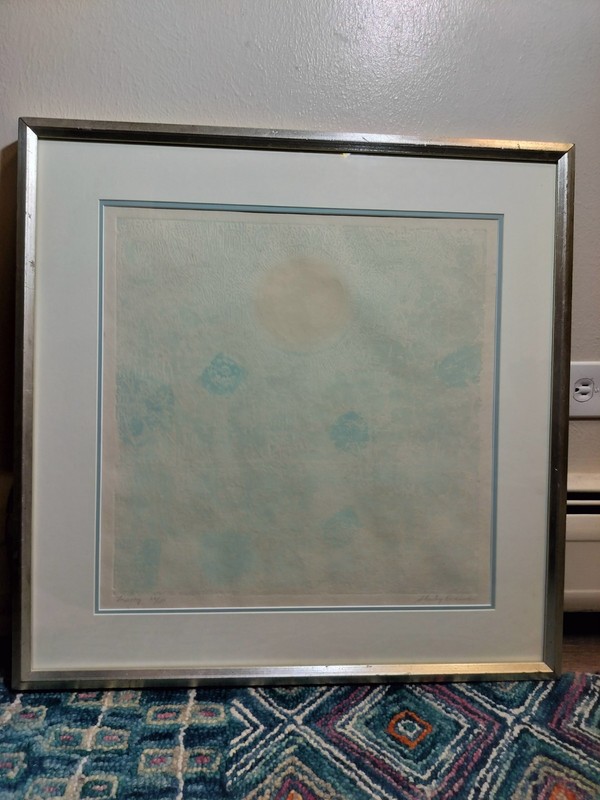 Large L. de Coite Original Signed Etching – Limited Edition 60/150 -Framed 26×26