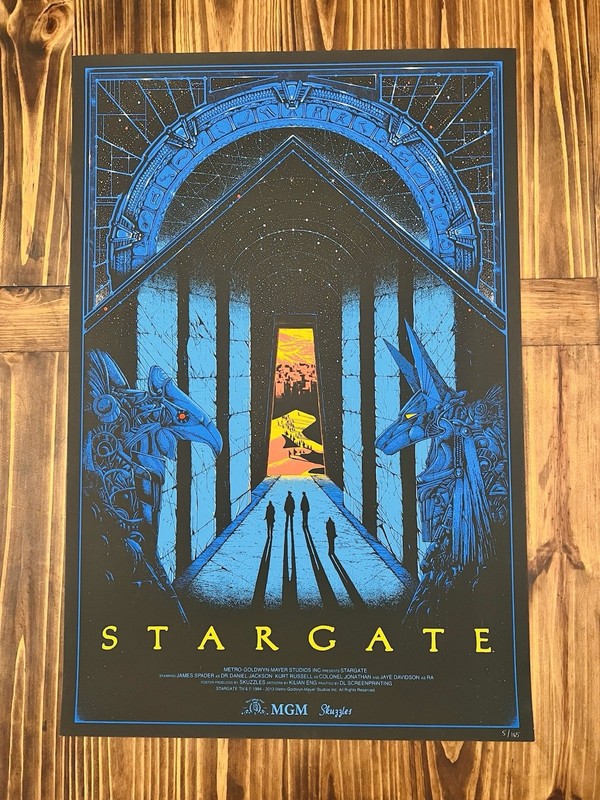 Kilian Eng STARGATE 24×36 Art Print Poster #5/165 Limited Edition OOP Skuzzles