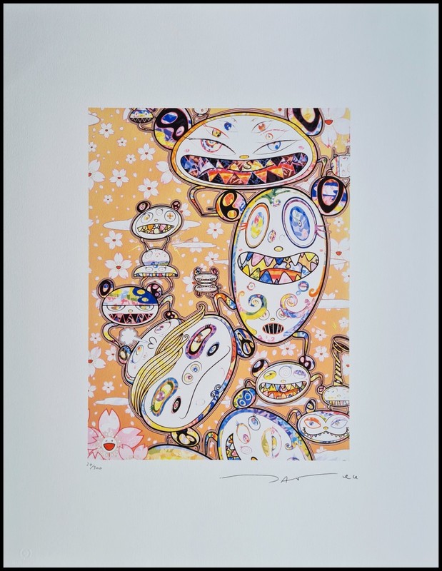 Takashi Murakami Chaos 25 5/8×19 11/16in Lithography Art Print Limited 27/300