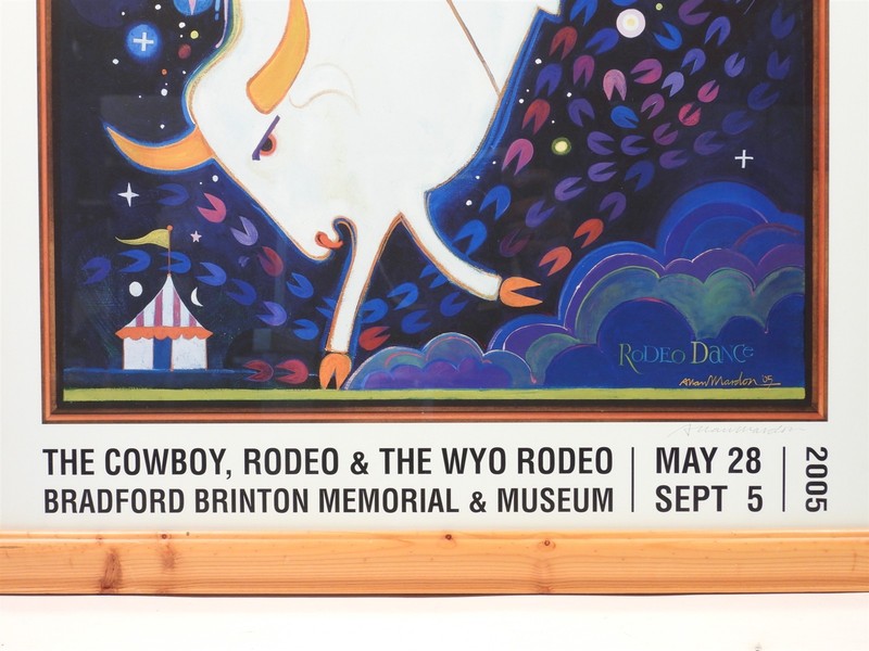 Allan Mardon Rodeo Dance Bradford Brinton Memorial Color Lithograph - 2005 gallery
