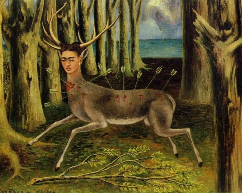 Print – The Wounded Deer, 1946 by Frida Kahlo