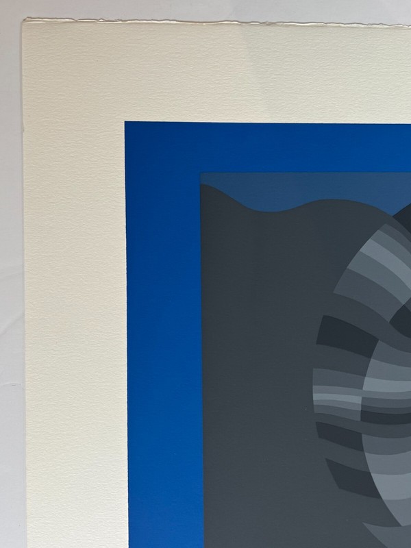 Sewell Sillman original screenprint Orb #1 1970 publisher's print NOS Albers gallery