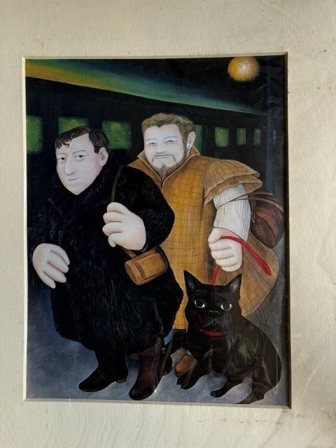 Beryl Cook Print Ted & Heinrich’