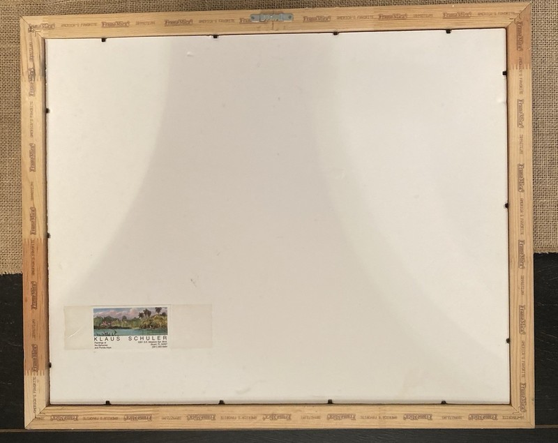 FLORIDA Coastal Print “Southern Comfort” by Klaus Schuler Matted & Framed 22x18” gallery