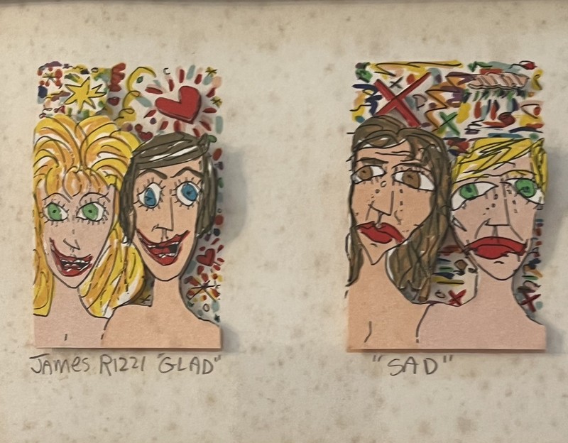 James Rizzi American Pop 3D Serigraph Signed Listed 1982 gallery