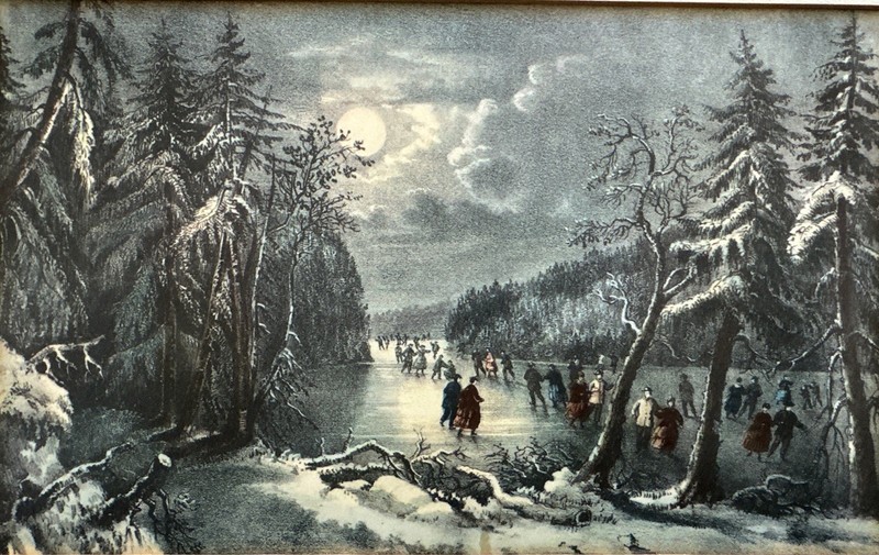Currier and Ives Lithograph Print Reproductions Matted Lot Of 5 10 3/8”x 7 1/4” gallery