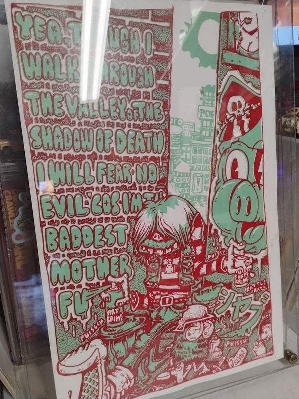 2013 Goblinko Art Print Pork Magazine Rare 58/100 Yea, Though I Walk Through The gallery