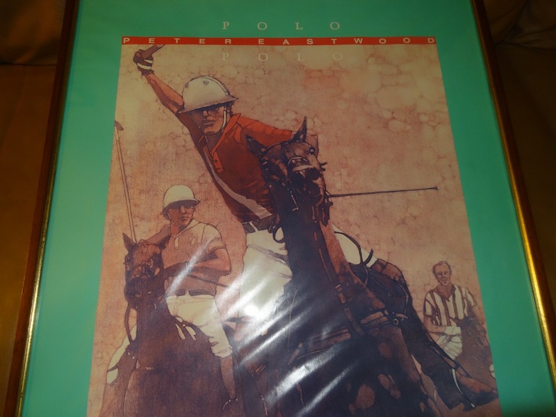 Polo Match Peter Eastwood Framed Poster Glass Covered gallery