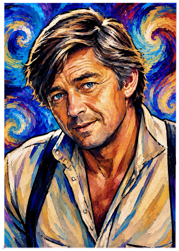 JOHN WALTON – The Waltons * TELEVISION * Illustrated Art Card * ATC ACEO