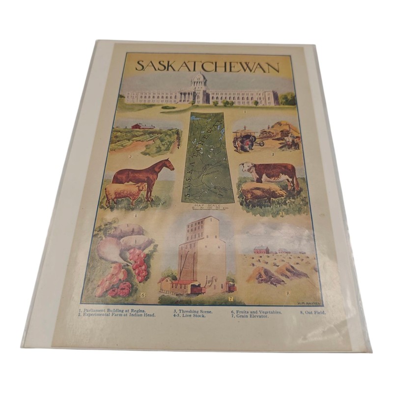Saskatchewan Book Leaf Print ALBERTA Canada gallery