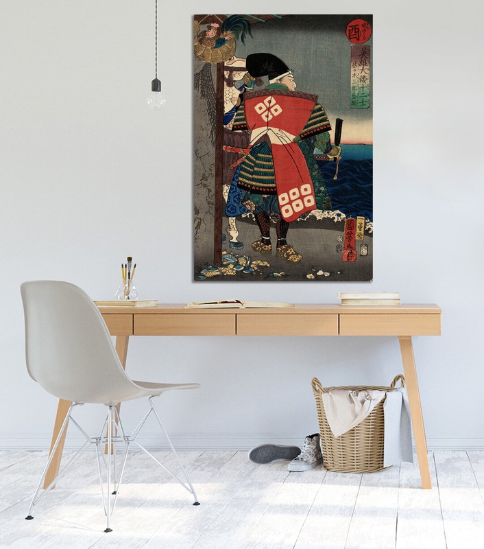 Utagawa Sasaki Saburo Moritsuna canvas print art wall framed or print only gallery