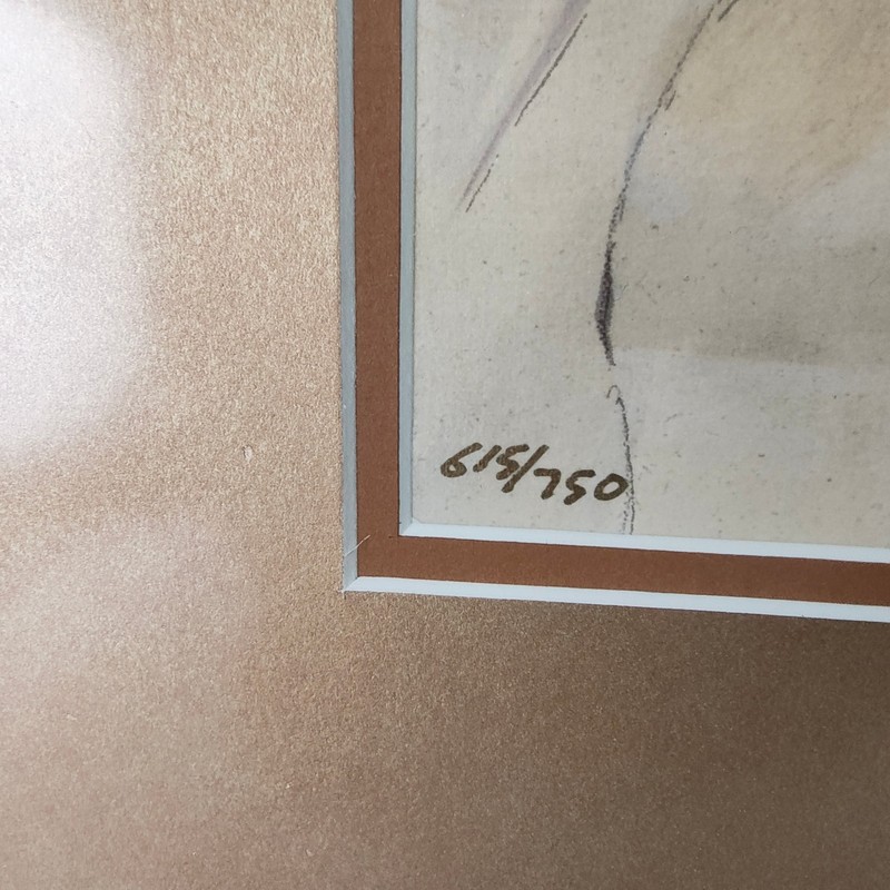 Gary Benfield Framed Seriolithograph "Tranquil Moments" Signed Numbered 615/750 gallery