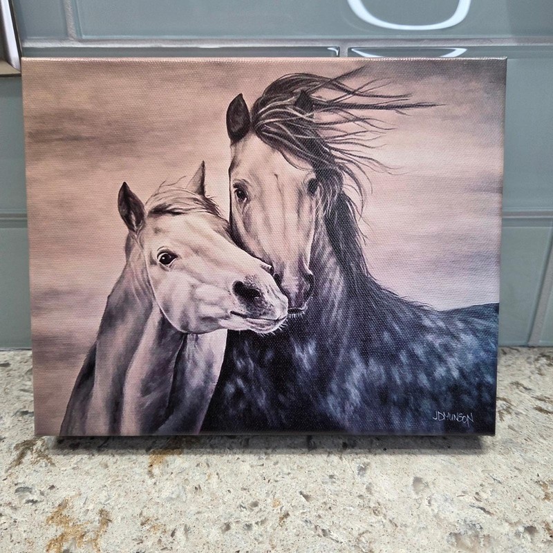 NEW Smoke Stallion Gallery Wrap Print 8×10 Home Decor Painting JDMNSON