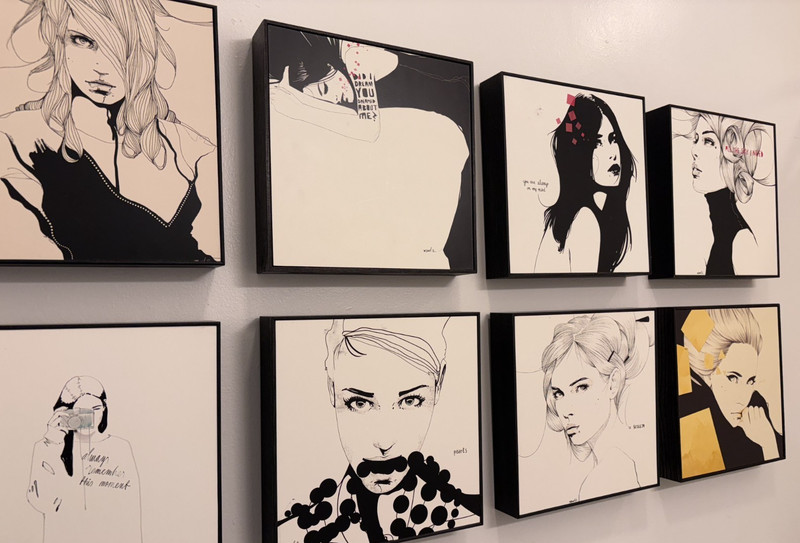 Women Art Series Manuel Rebollo-Bundle of 10 Blocks-Accepting Offers gallery