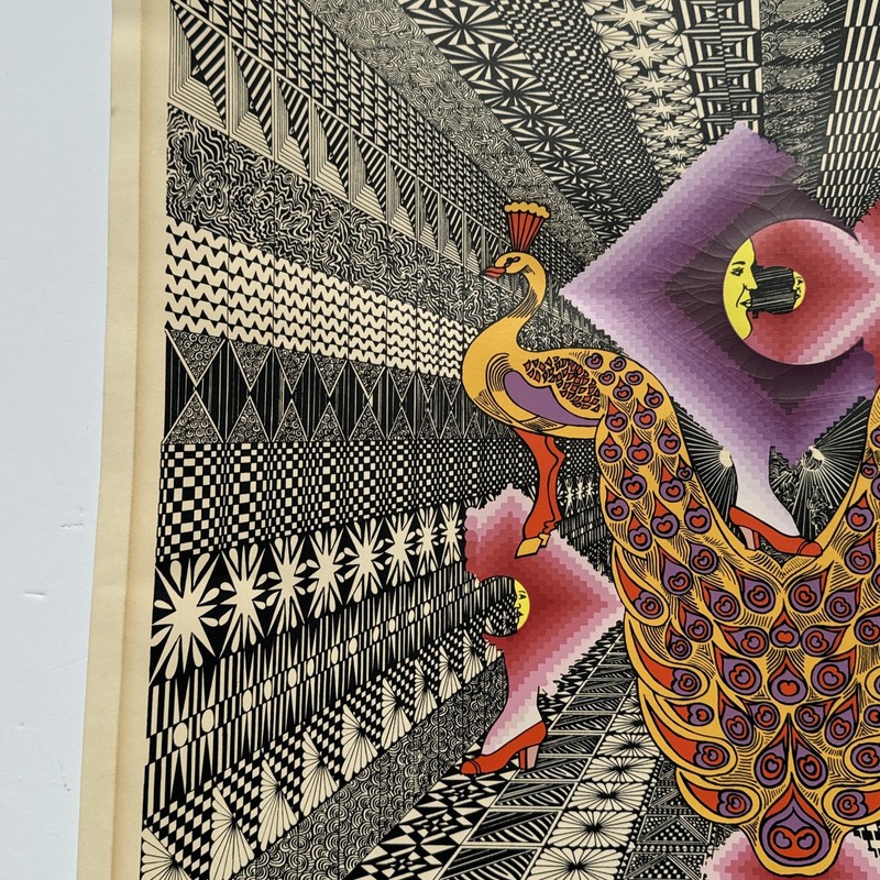 PEDRO FRIEDEBERG SERIGRAPH SILKSCREEN SIGNED LIMITED POP OP MEXICAN FAMOUS RARE gallery