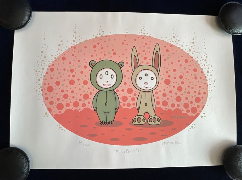 Tara McPherson Alien Ace & Ion Art Print Poster Signed #200/200 Built To Spill gallery