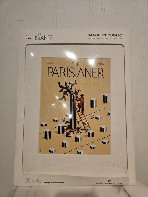 THE PARISIANER Limited Edition Print by ICINORI – Image Republic Paris 30x40cm