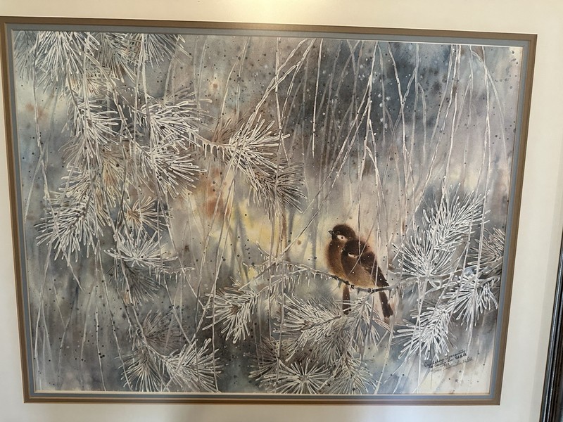 Cecilia Lin “Crystaline Tranquility”Signed Numbered 268/2000 Lithograph 1982