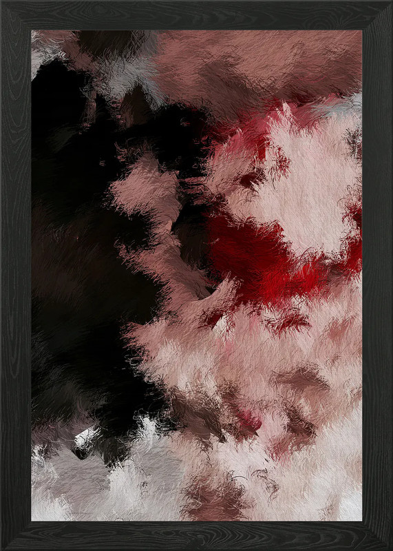 Abstract Geometric Art 016 Framed Wall Art Poster Canvas Print Picture