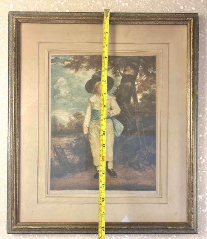 Antique Franz Hanfstaengl Photogravure After Sir Joshua Reynolds c.1900 Framed gallery
